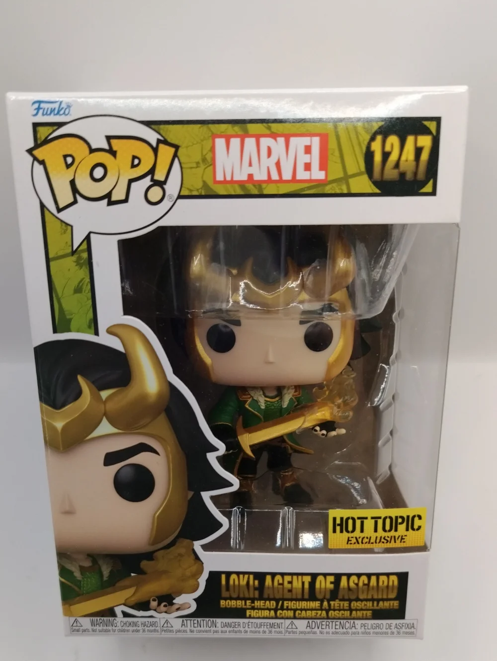 Funko Pop Vinyl Marvel Loki Agent of Asgard #1247 Bobblehead Exclusive